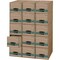 Bankers Box Stor/Drawer, Letter, 12-1/2"x23-1/4"x10-3/8", 6/CT, Kraft/GN PK FEL1231101 - alternate 4